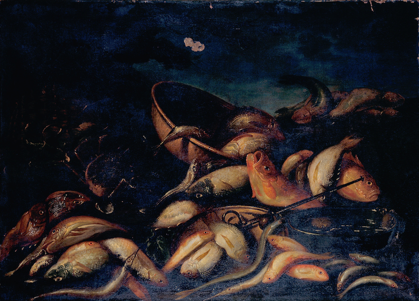 Objeto museológico - Natureza-Morta com peixes